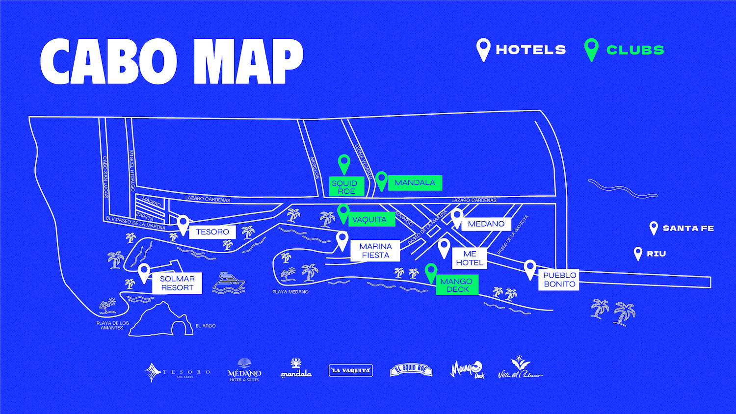 Cabo-Spring-Break-Hotels-and-Clubs-Map_LVIN Cabo Spring Break Hotels and Clubs Map LVIN